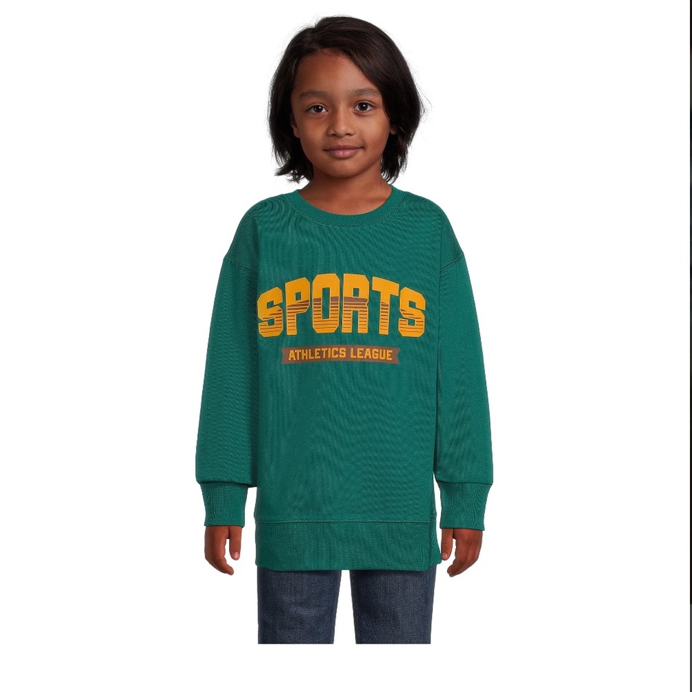 Sports Athletics League Graphic Crewneck Sweatshirt